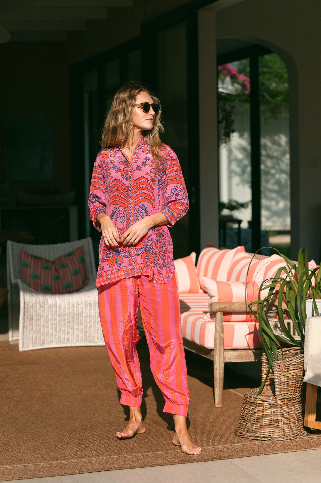 HAVANA PANTS / RED STRIPE
