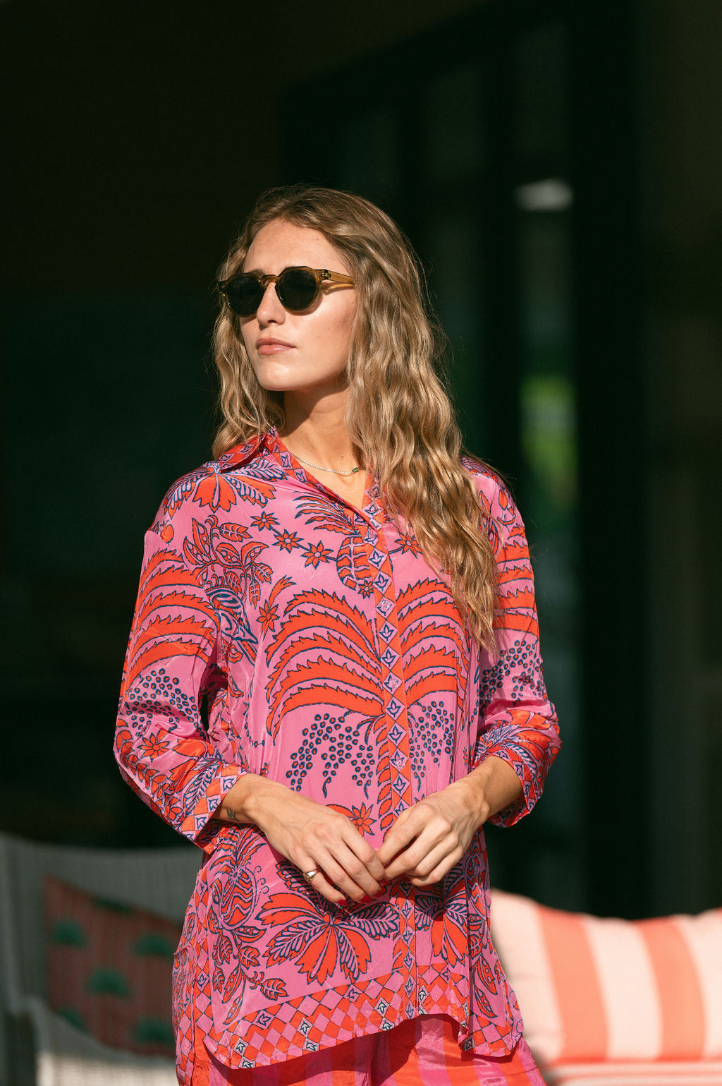 HAVANA SHIRT /  PINK RED PINE