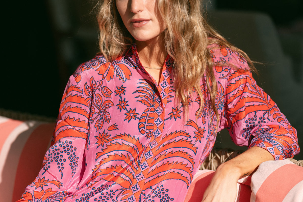 HAVANA SHIRT /  PINK RED PINE