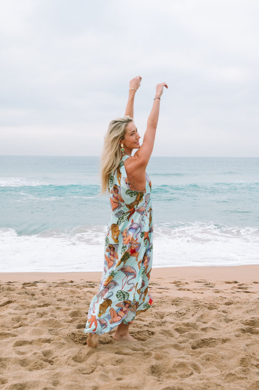 FRANCES DRESS/ FROLICKING  SKINNY G COLLAB