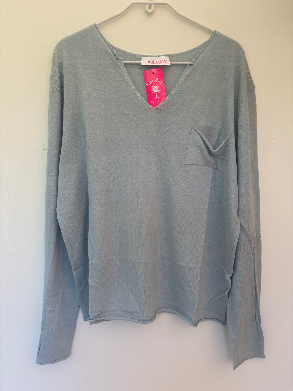 LIGHT POCKET KNIT TOP