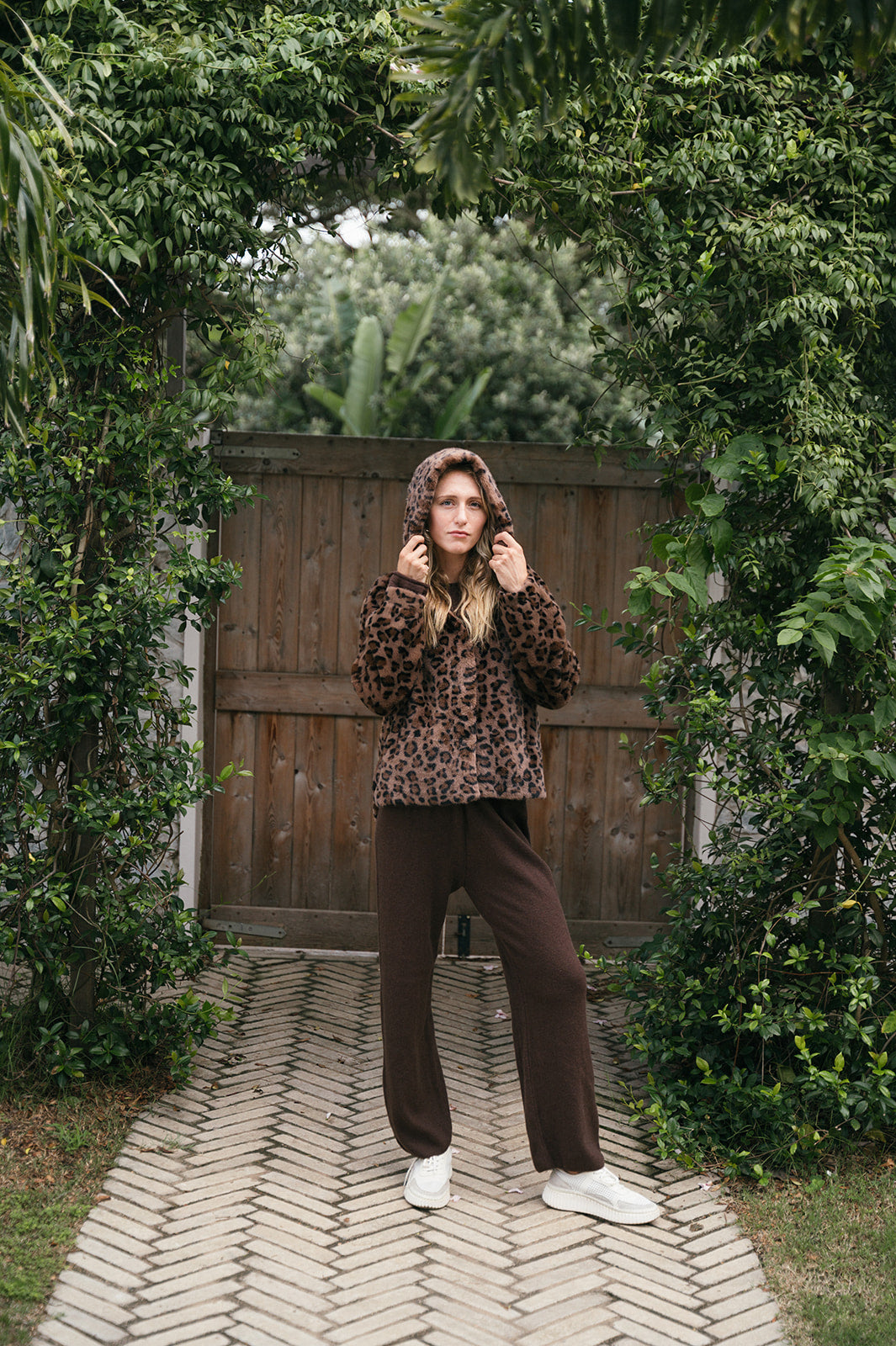 LEOPARD HOOD JACKET