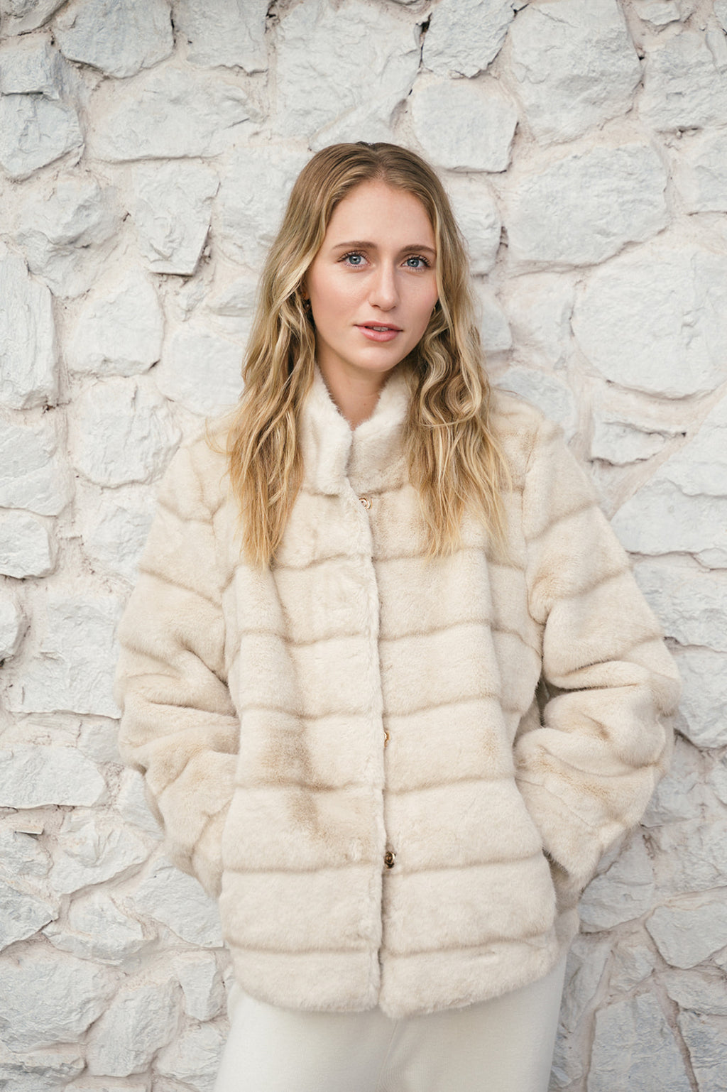 VALE FAUX FUR BUNNY JACKET