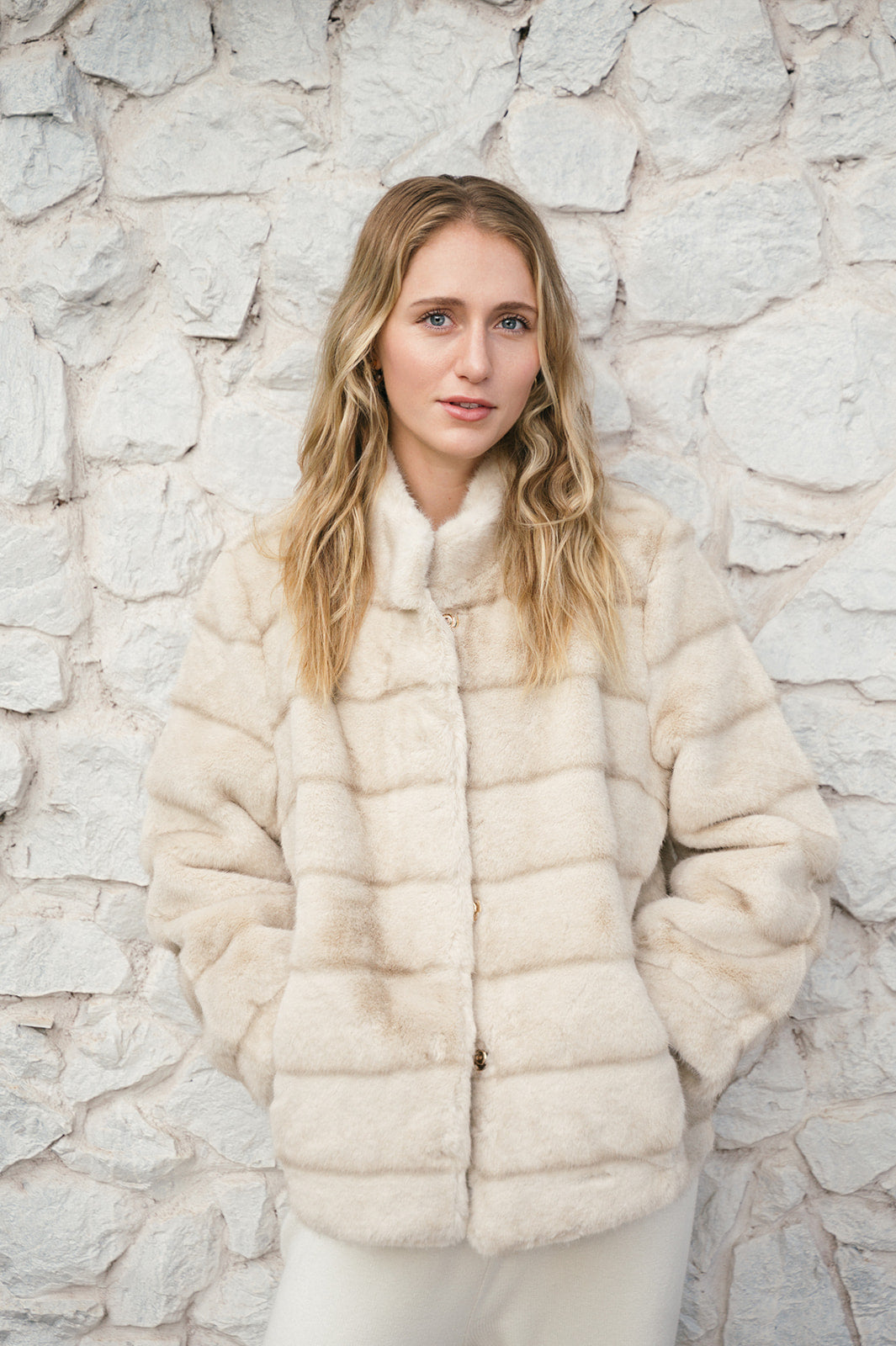 VALE FAUX FUR BUNNY JACKET