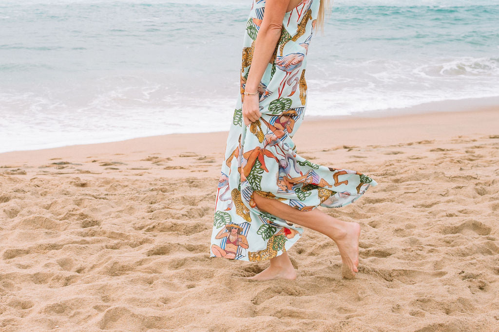 FRANCES DRESS/ FROLICKING  SKINNY G COLLAB