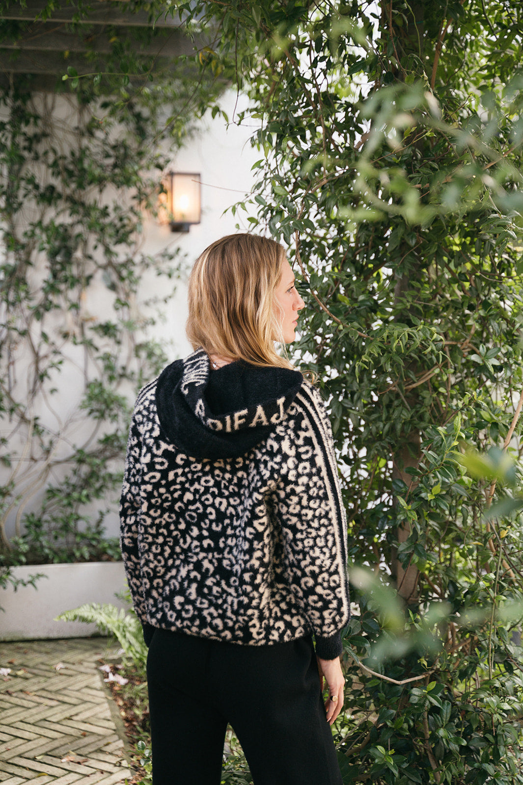 COCO ZIP ANIMAL PRINT JACKET