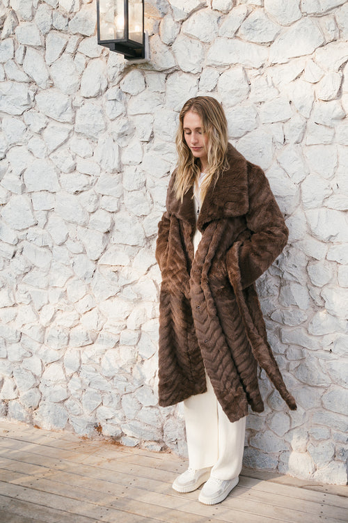 ASPEN HERRINGBONE COAT