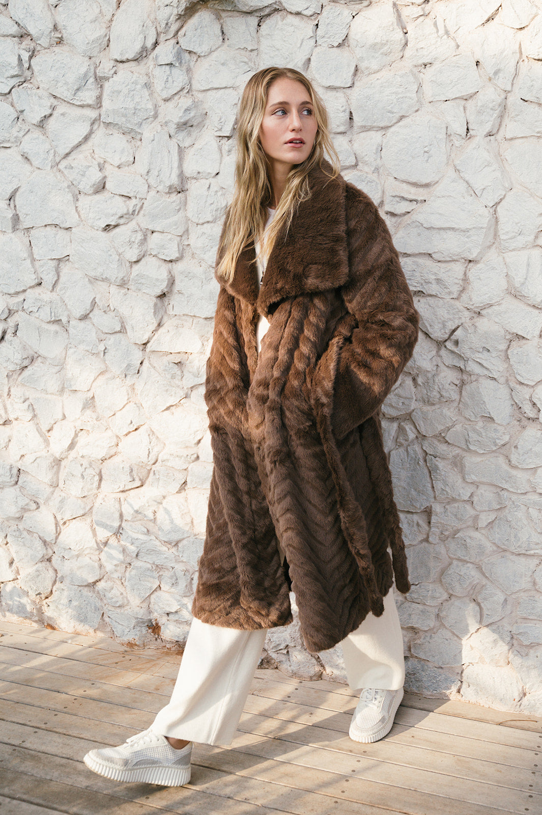 ASPEN HERRINGBONE COAT