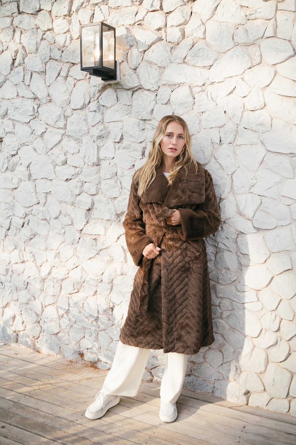 ASPEN HERRINGBONE COAT