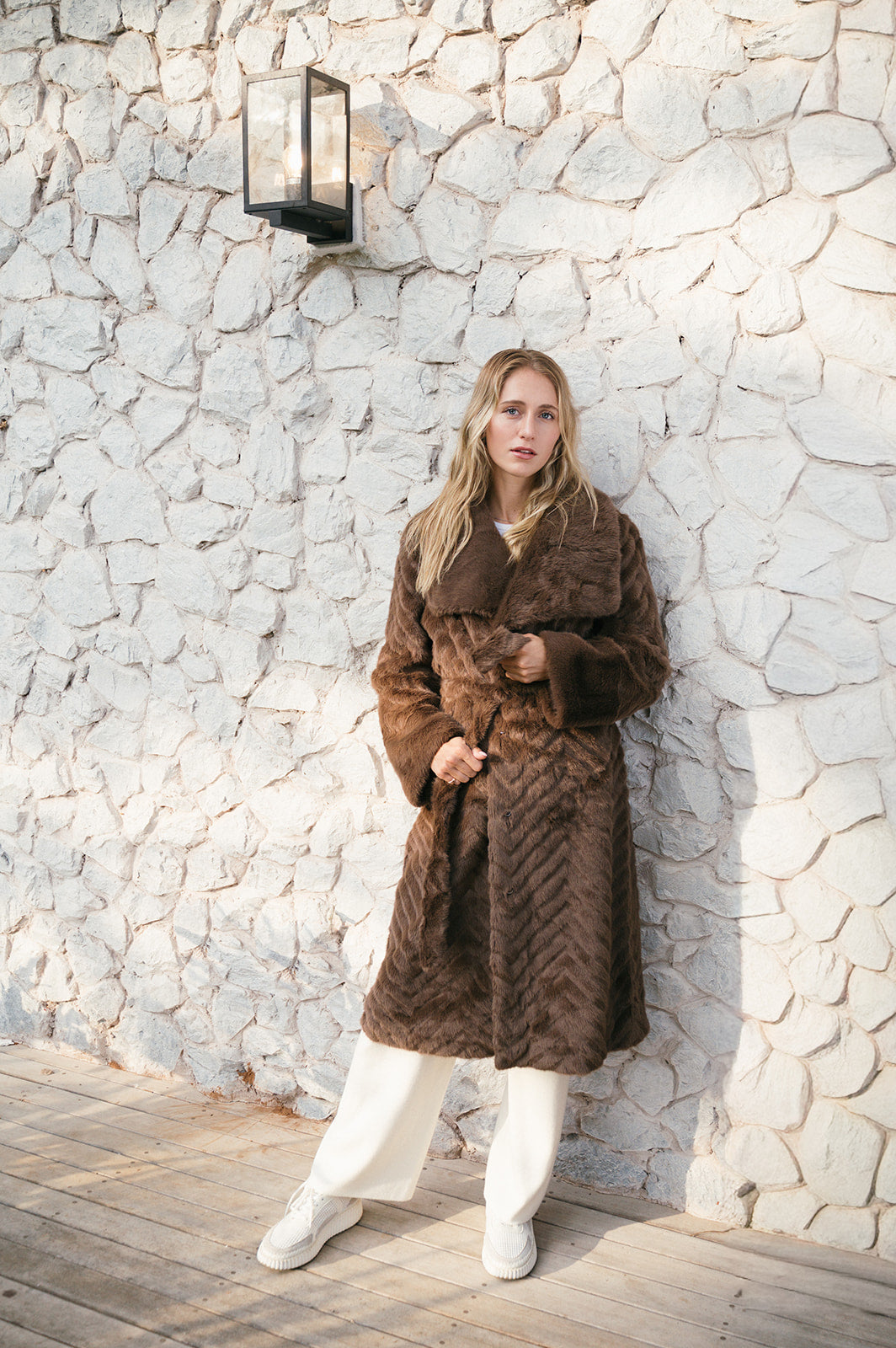 ASPEN HERRINGBONE COAT