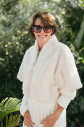 PEARL FAUX FUR SHAWL