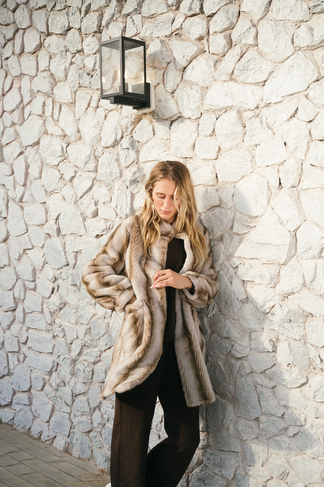 NEW YORK MID FAUX FUR COAT – Holiday Resortwear