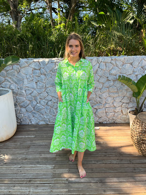 PALM BEACH / MAXI TIER DRESS