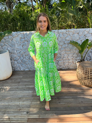 PALM BEACH / MAXI TIER DRESS