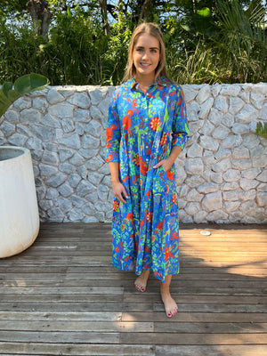 PALM BEACH / MAXI TIER DRESS