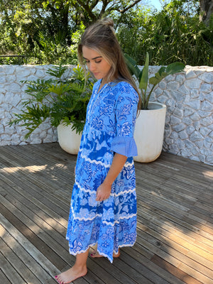 PALM BEACH / RIC RAC MIDI DRESS