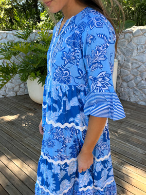 PALM BEACH / RIC RAC MIDI DRESS