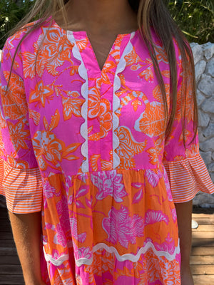 PALM BEACH / RIC RAC MIDI DRESS