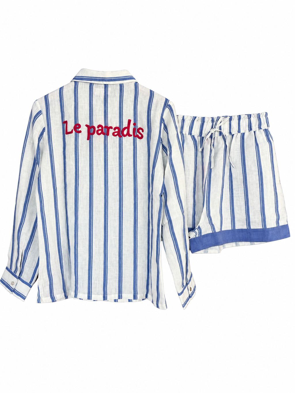 LINEN STRIPE SHIRT