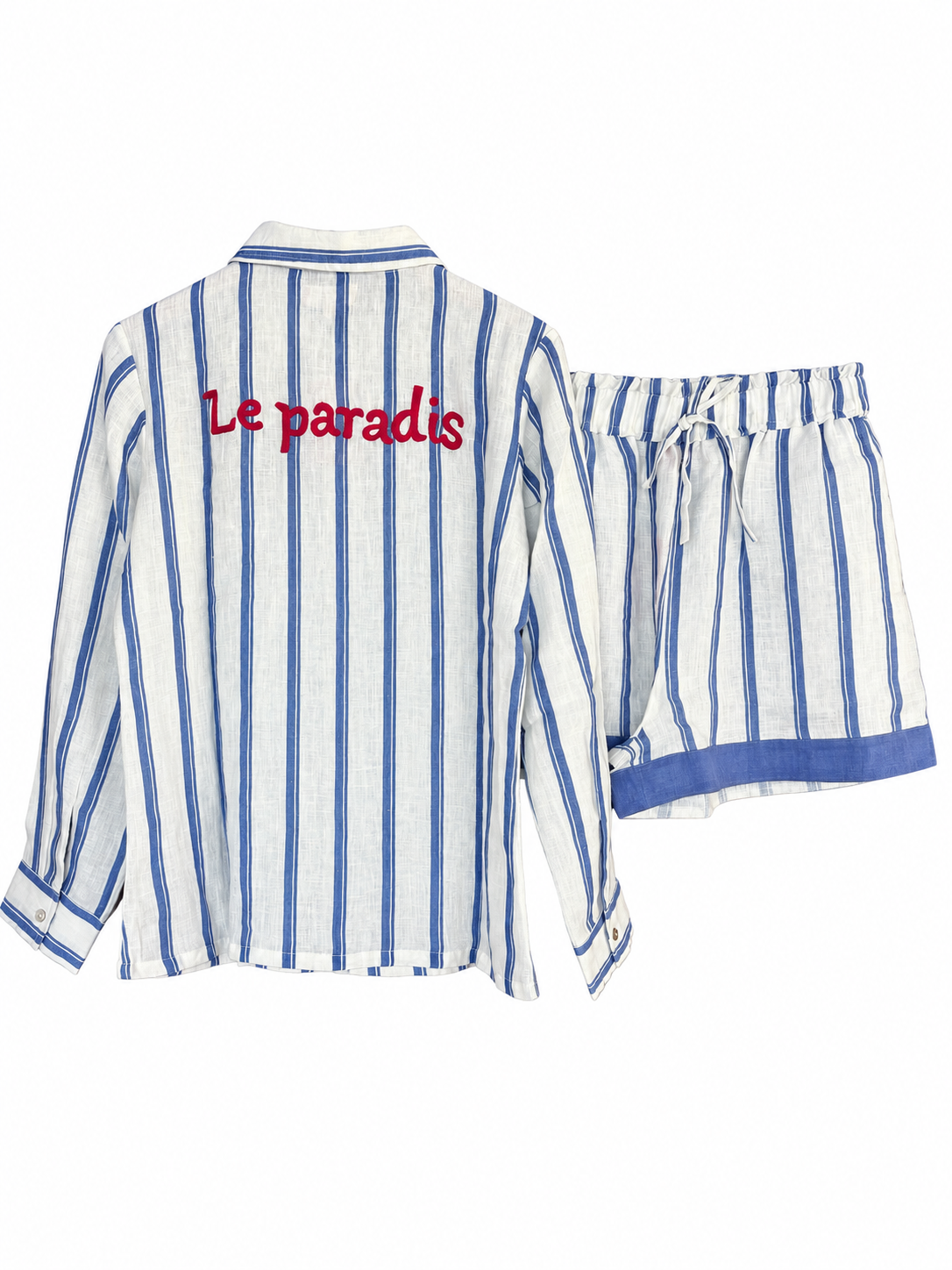 LINEN STRIPE SHIRT