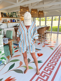 FRENCH SAFARI STRIPE KIMONO