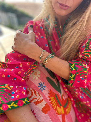 HAVANA CLASSIC SHIRT DRESS / PINK SKITTLES