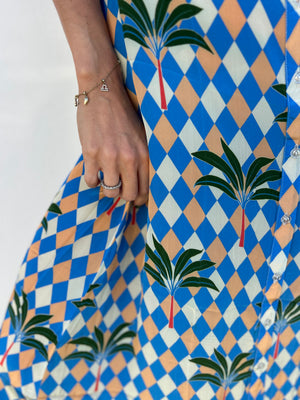 HAVANA LONG SHIRT DRESS / HARLEQUIN