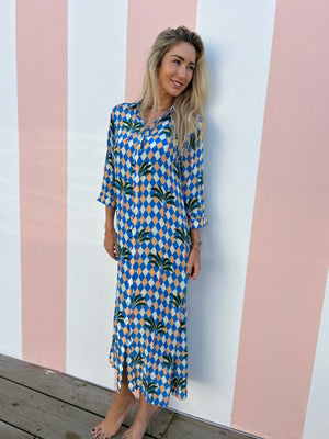 HAVANA LONG SHIRT DRESS / HARLEQUIN