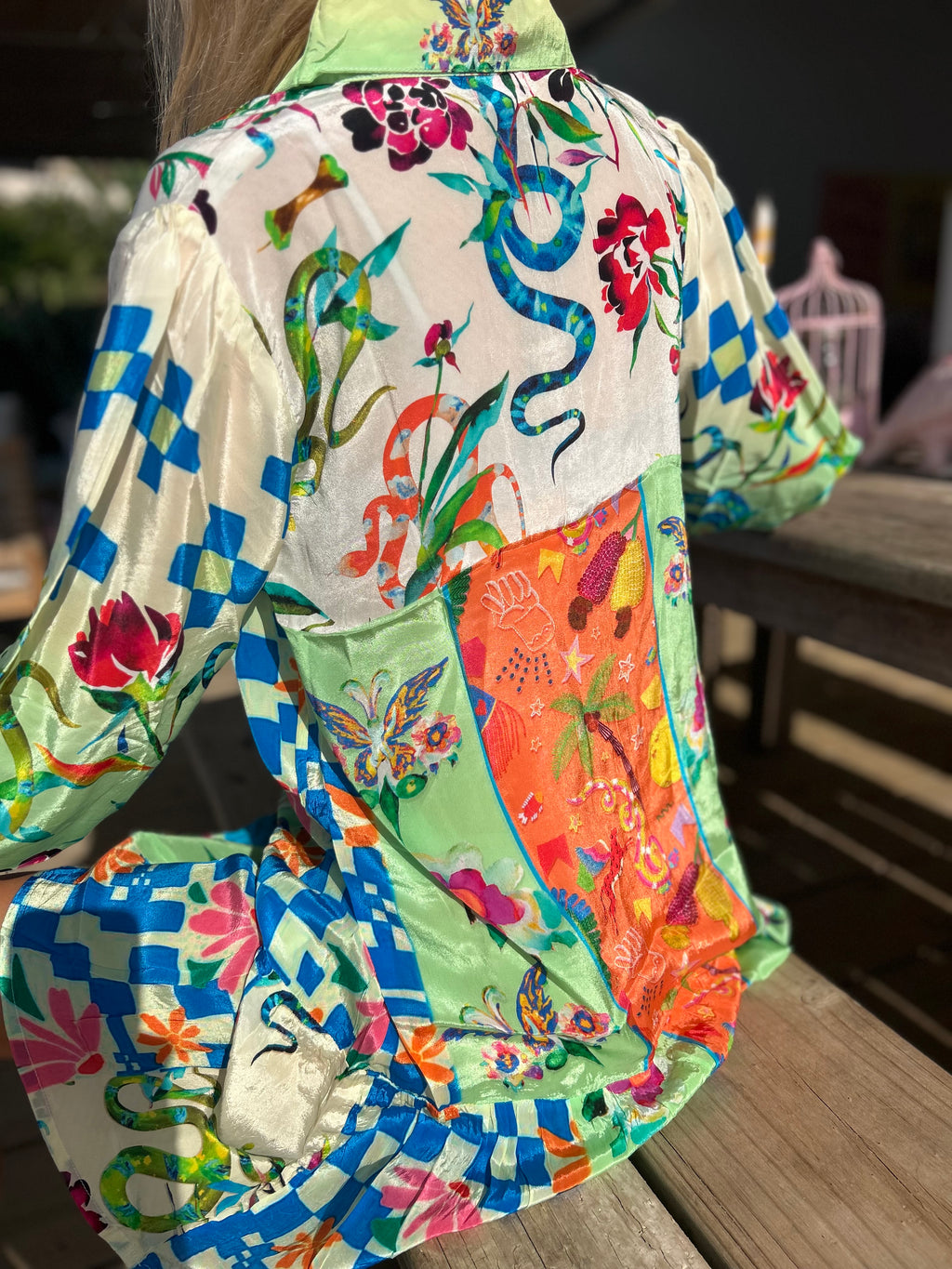 MADISON FLOUNCY DRESS / DRAGONS