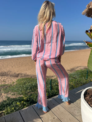 HAVANA VALENTINA PANTS / MINI PINK STRIPE