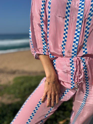 HAVANA VALENTINA PANTS / MINI PINK STRIPE