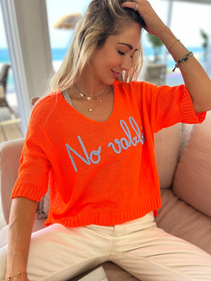 CIAOBELLA VIA KNITS / VNECK SS BOXY
