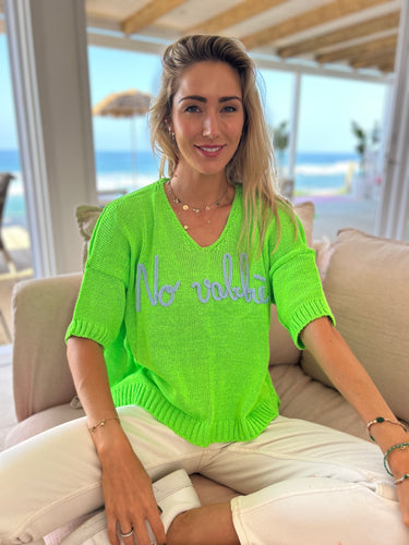 CIAOBELLA VIA KNITS / VNECK SS BOXY