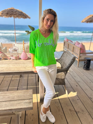 CIAOBELLA VIA KNITS / VNECK SS BOXY