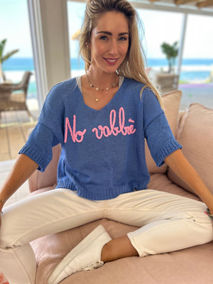 CIAOBELLA VIA KNITS / VNECK SS BOXY