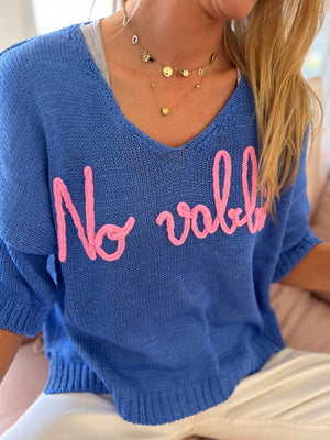 CIAOBELLA VIA KNITS / VNECK SS BOXY