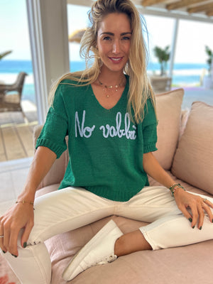 CIAOBELLA VIA KNITS / VNECK SS BOXY