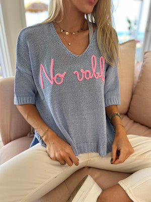 CIAOBELLA VIA KNITS / VNECK SS BOXY