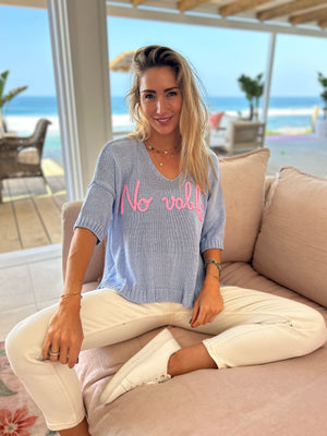 CIAOBELLA VIA KNITS / VNECK SS BOXY