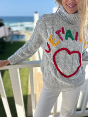 ITALIAN JE TAIME WOOL KNIT
