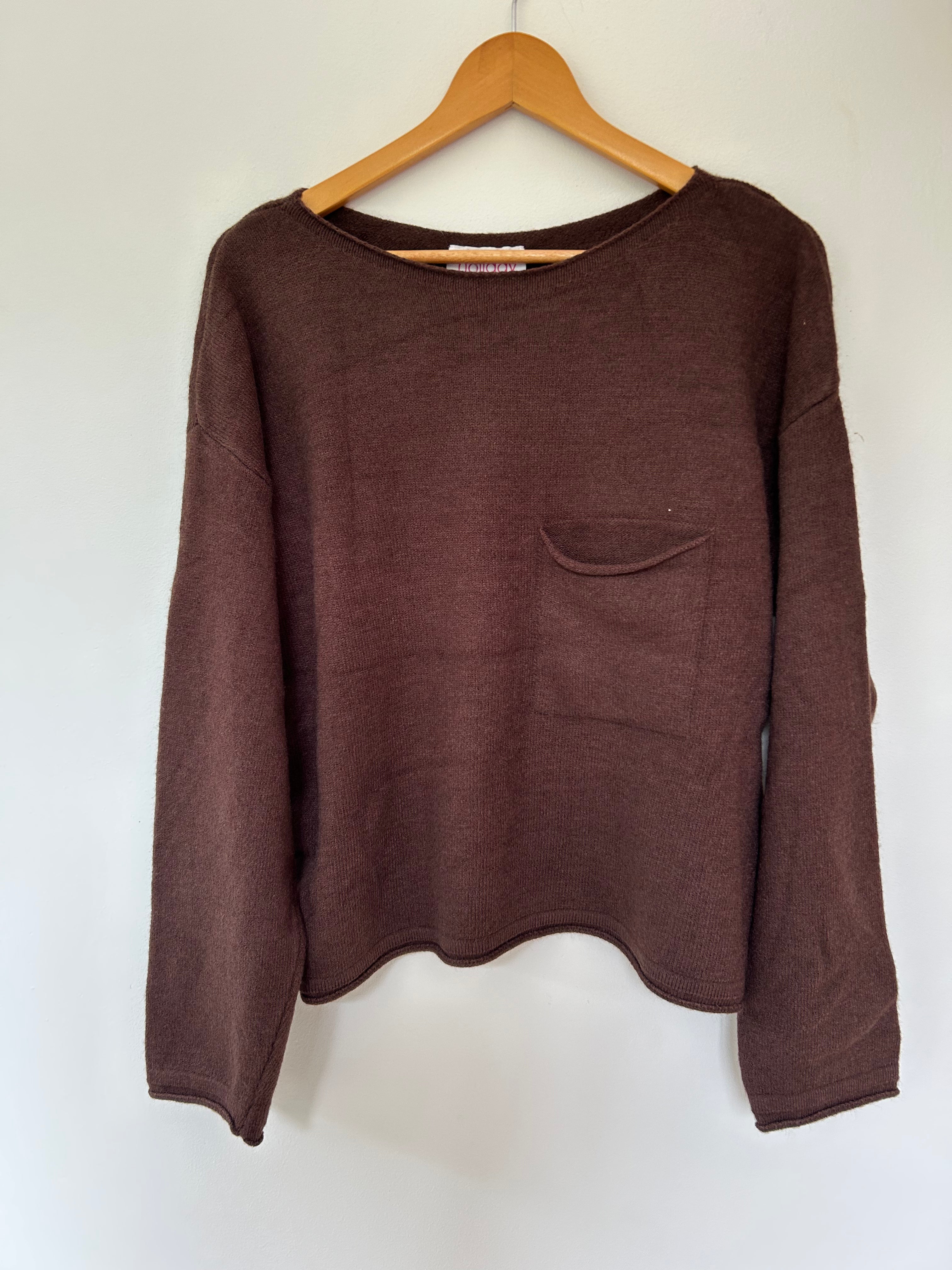 TAMARA POCKET KNIT TOP
