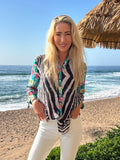 HAVANA COLLARED SHIRT / ZEBRA