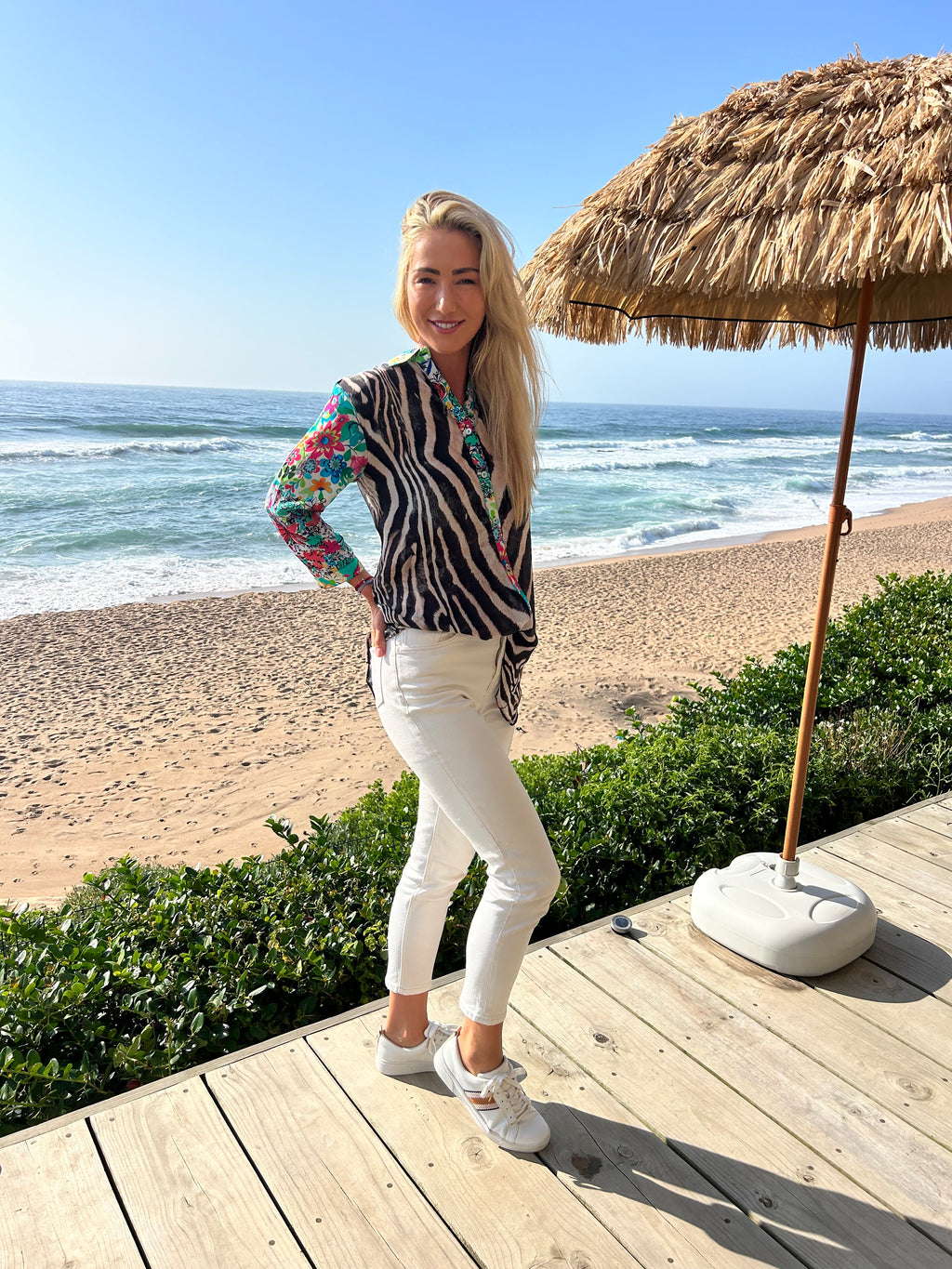 HAVANA COLLARED SHIRT / ZEBRA