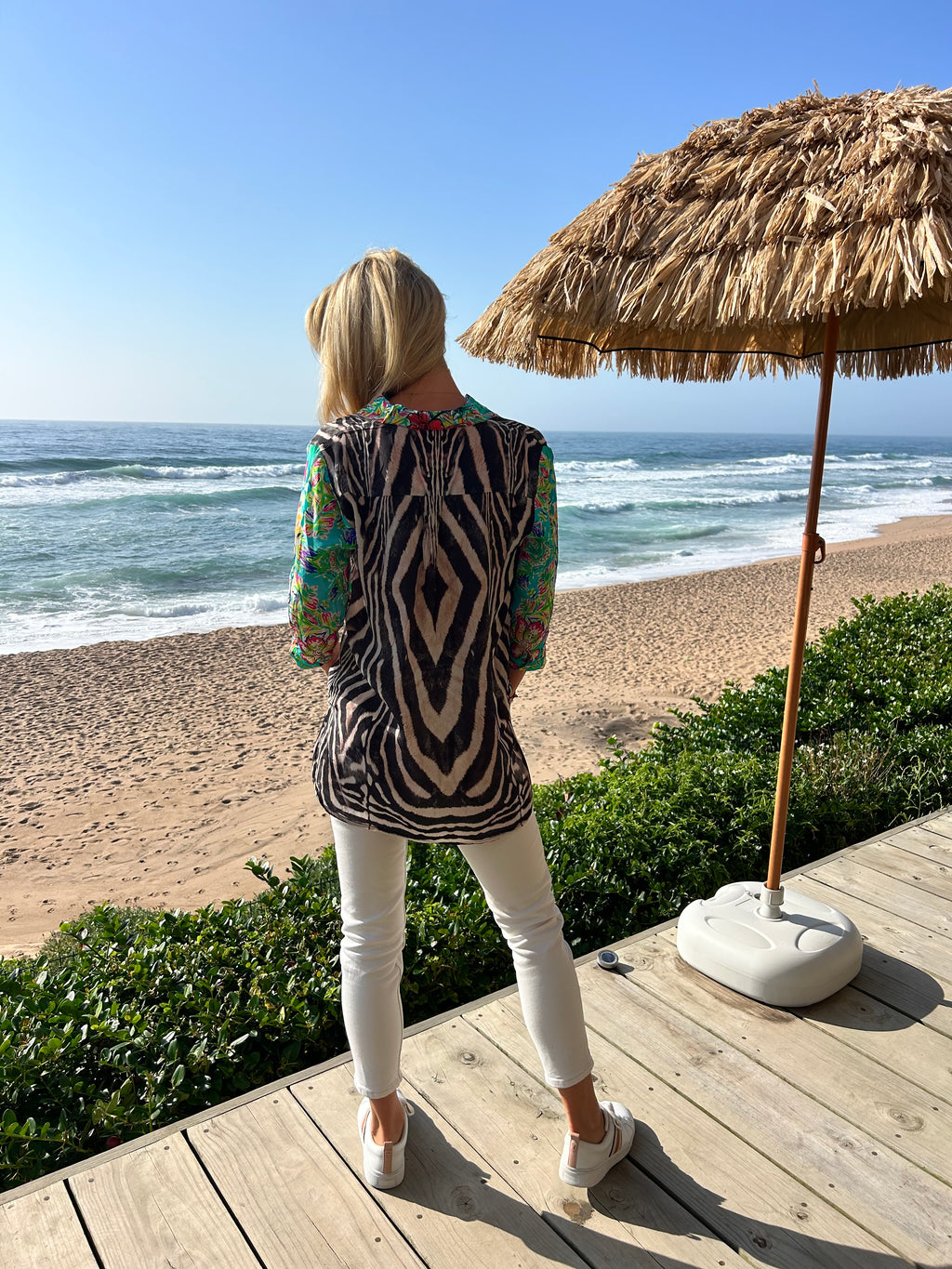 HAVANA COLLARED SHIRT / ZEBRA
