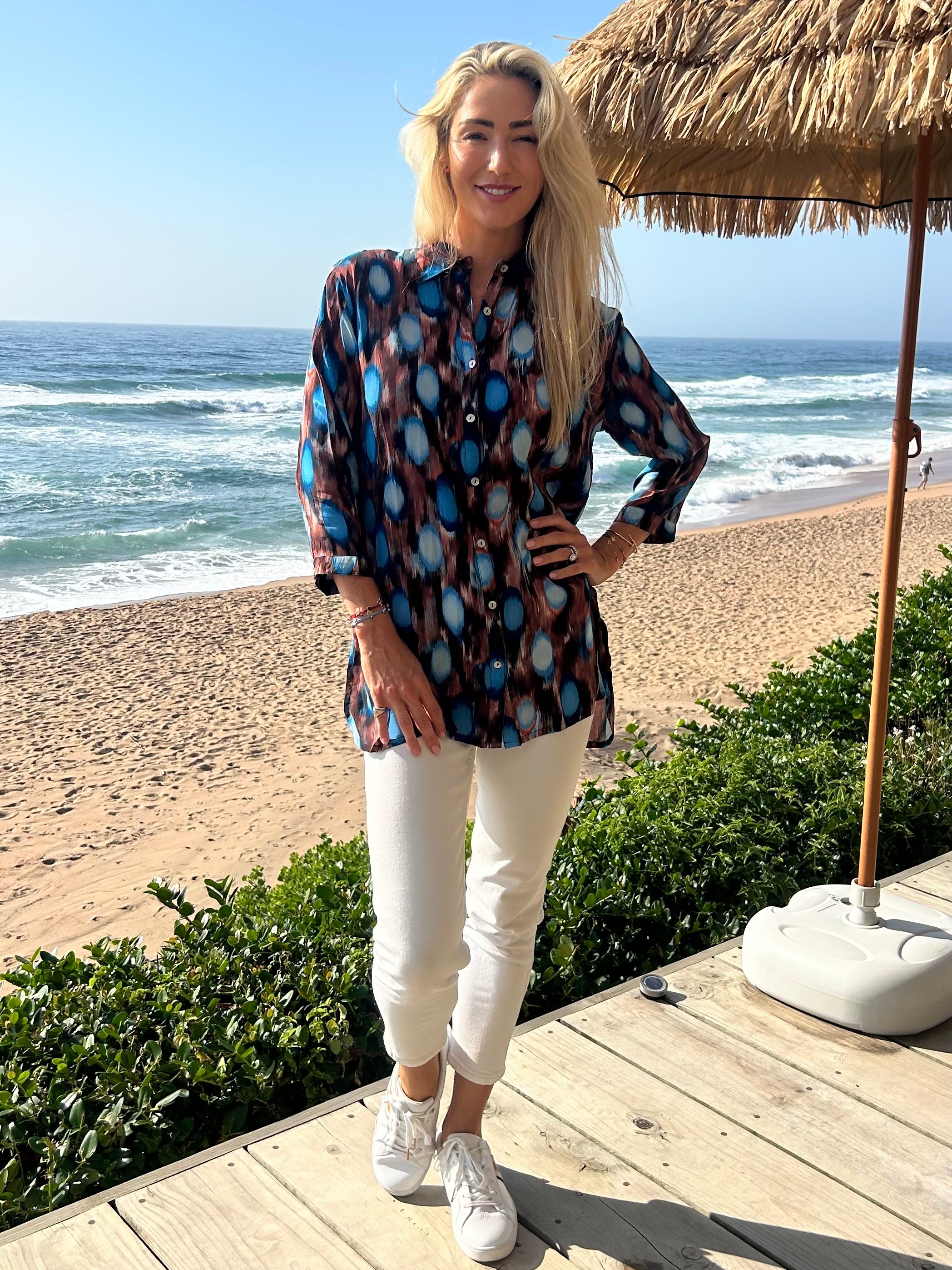 HAVANA COLLARED SHIRT / OCEAN SPOT