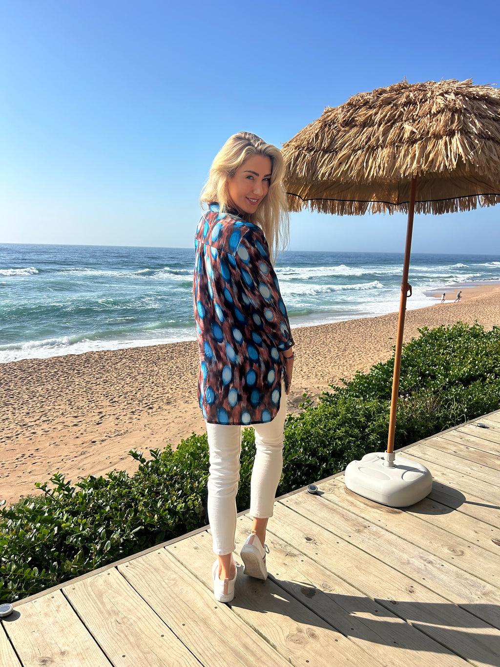 HAVANA COLLARED SHIRT / OCEAN SPOT