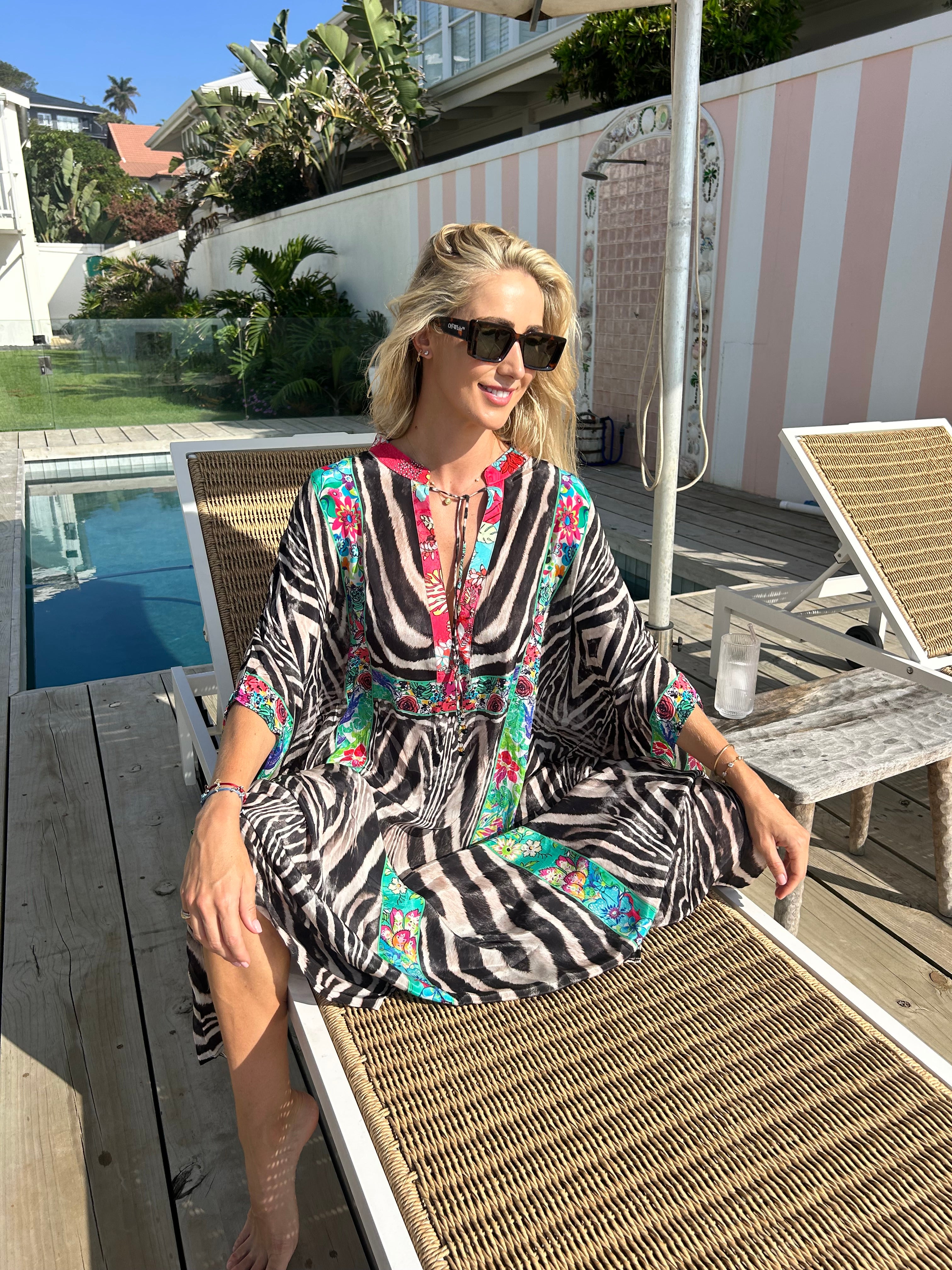 HAVANA VASIE KAFTAN / ZEBRA