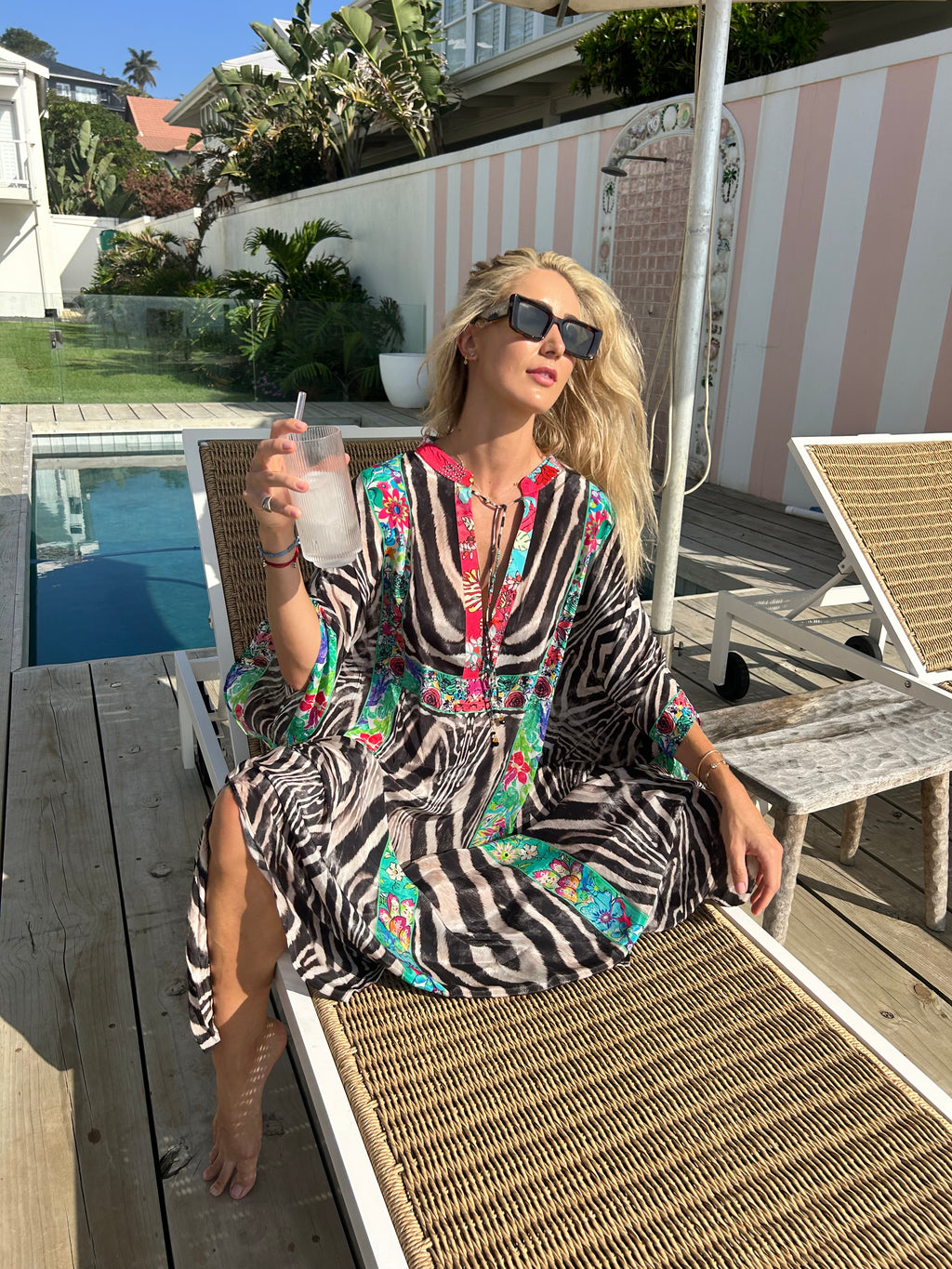 HAVANA VASIE KAFTAN / ZEBRA