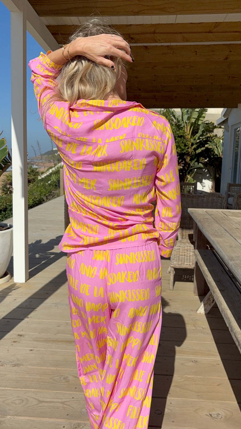 BYRON  BAY PANTS/SUNSOAKED PINK