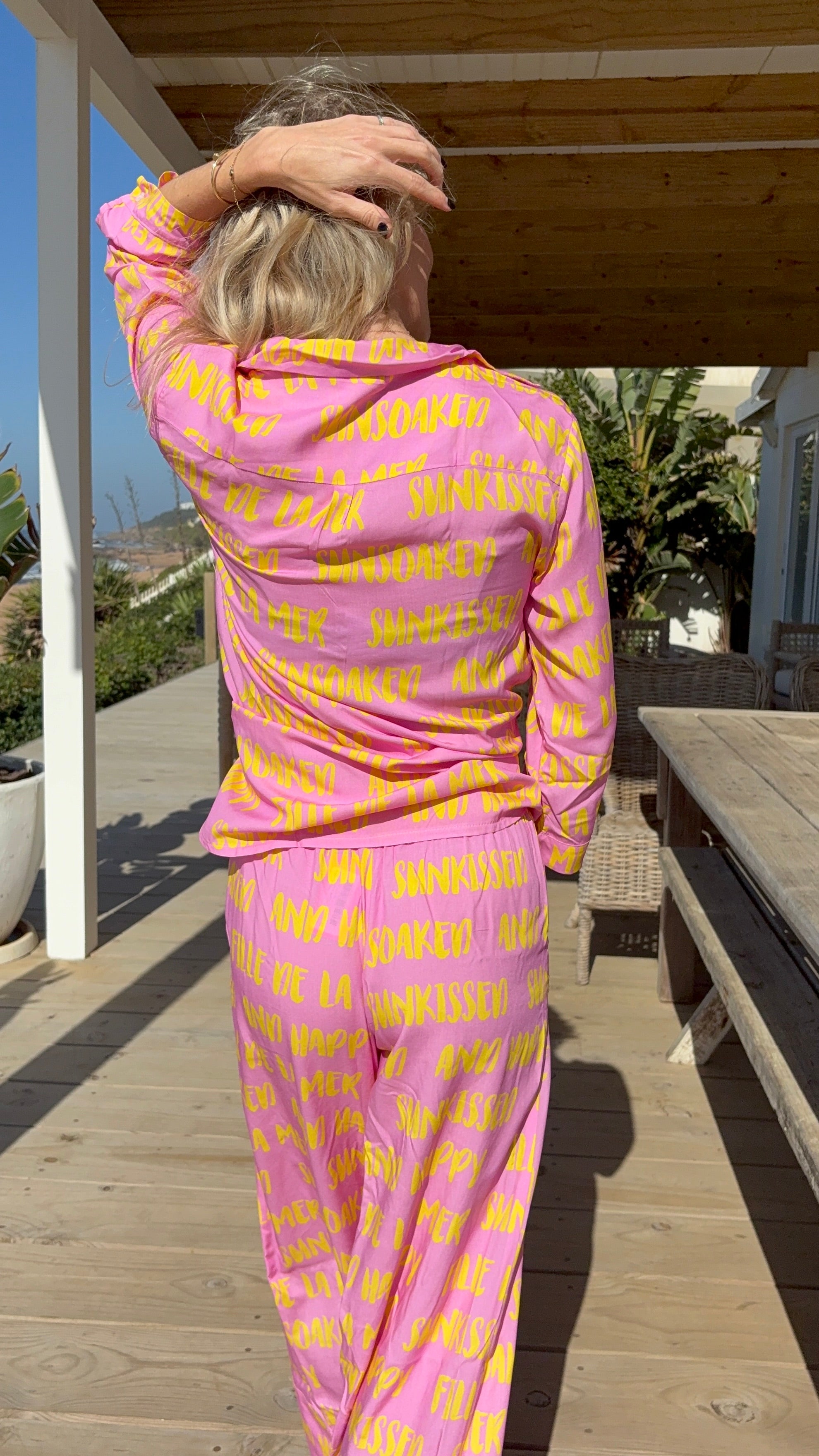 BYRON  BAY PANTS/SUNSOAKED PINK